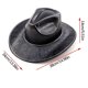 thumbnail image 4 of Sombrero de vaquero de LED, morado, 4 of 5
