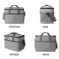 thumbnail image 5 of Jiarui Soft Cooler Bag Insulated 30 Cans Upgraded Leak-Proof Camping Black Travel Lunch Bag, 5 of 5