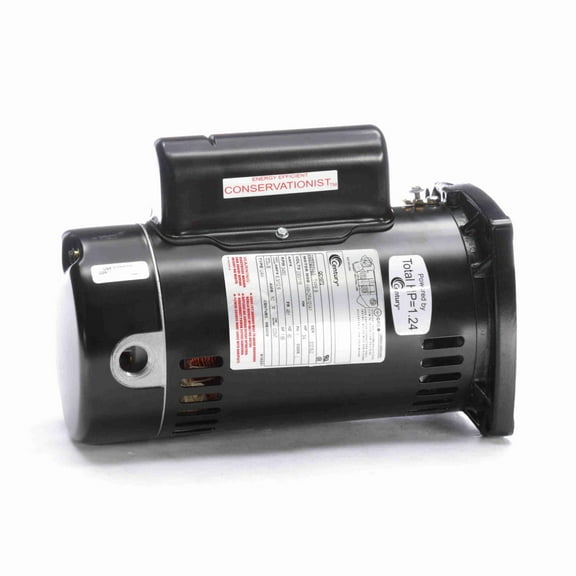 0.75 HP Square Flange Threaded Shaft Single Phase Horizontal Pool Pump Motor