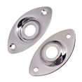 thumbnail image 4 of lionlar 2 Pieces Oval Output Input Jack Socket Plate for Electric Guitar Bass, 4 of 8