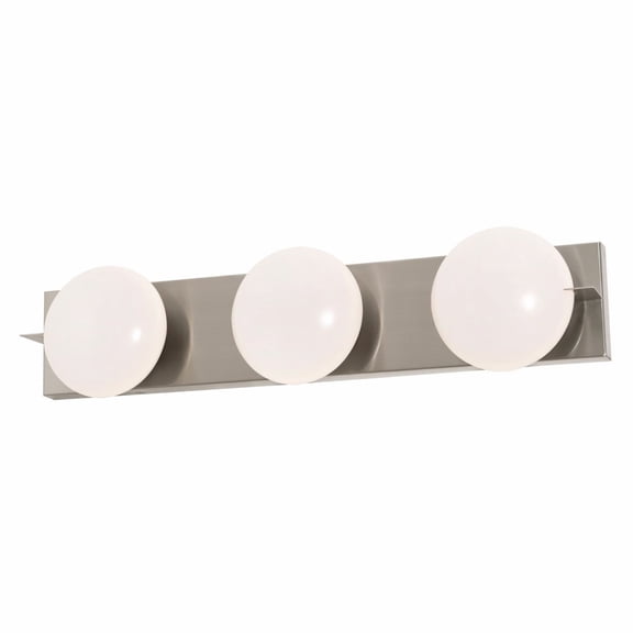 GATV2406L30D1SN AFX Gates - 60W 3 LED Bath Vanity In Contemporary Style-4.5 Inches Tall and 4.75 Inches Wide-Satin Nickel Finish