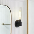 thumbnail image 2 of 85400BK Lark Shea - 1 Light Bath Vanity In Transitional and Modern Style-14.75 Inches Tall and 5.25 Inches Wide-Black Finish, 2 of 22