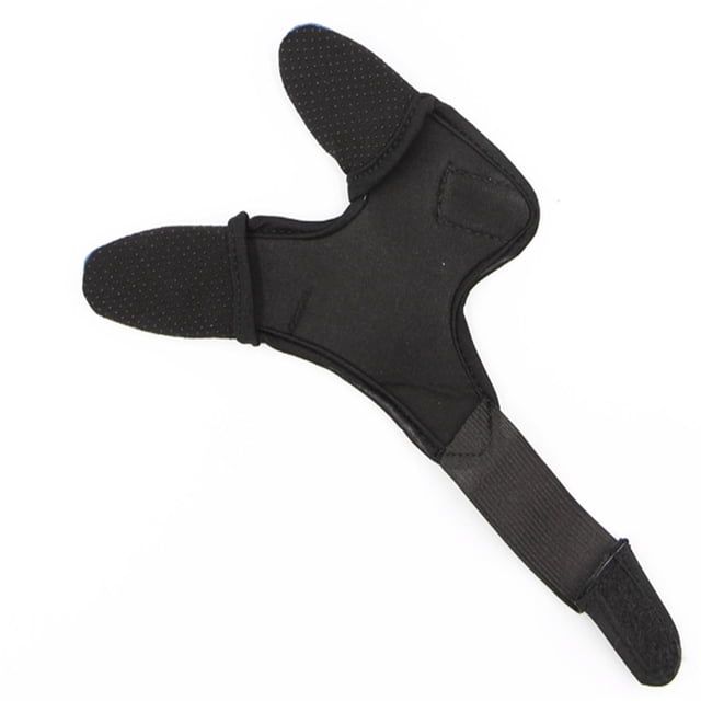 WHEANG Gloves Fishing Gloves Non Slip Anti Puncture Unisex Two Finger Rod Casting Line Finger Gloves Fishing Equipment Black Right Hand One Size Black