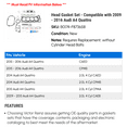 thumbnail image 2 of Head Gasket Set - Compatible with 2009 - 2016 Audi A4 Quattro 2010 2011 2012 2013 2014 2015, 2 of 2