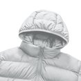 thumbnail image 5 of qafoshin Men's Padded Winter Jacket Warm Thickened Solid Long Sleeve Coat Trendy Casual Hooded Outerwear with Side Zip Pockets, 5 of 6