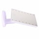 thumbnail image 5 of Espejo de tocador con luz LED, espejo de maquillaje con 16 LED, diseño táctil, funciona con pilas, para el hogar, color blanco, 5 of 12
