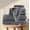Pewter, variant on Bioweaves 100% Organic Cotton 6-Piece Luxury Bathroom Ribbed Towel Set GOTS Certified 700 GSM, 2 Bath Towel, 2 Hand Towel & 2 Wash Cloths - Pewter