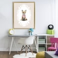 thumbnail image 3 of Stupell Industries Shabby Chic Vintage Bow Fox on Gingham Gold Floating Frame Canvas Art, 25 x 31, by Christine Simpson Art, 3 of 8