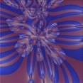 thumbnail image 1 of Ahgly Company Indoor Square Patterned Bright Purple Area Rugs, 6' Square, 1 of 6