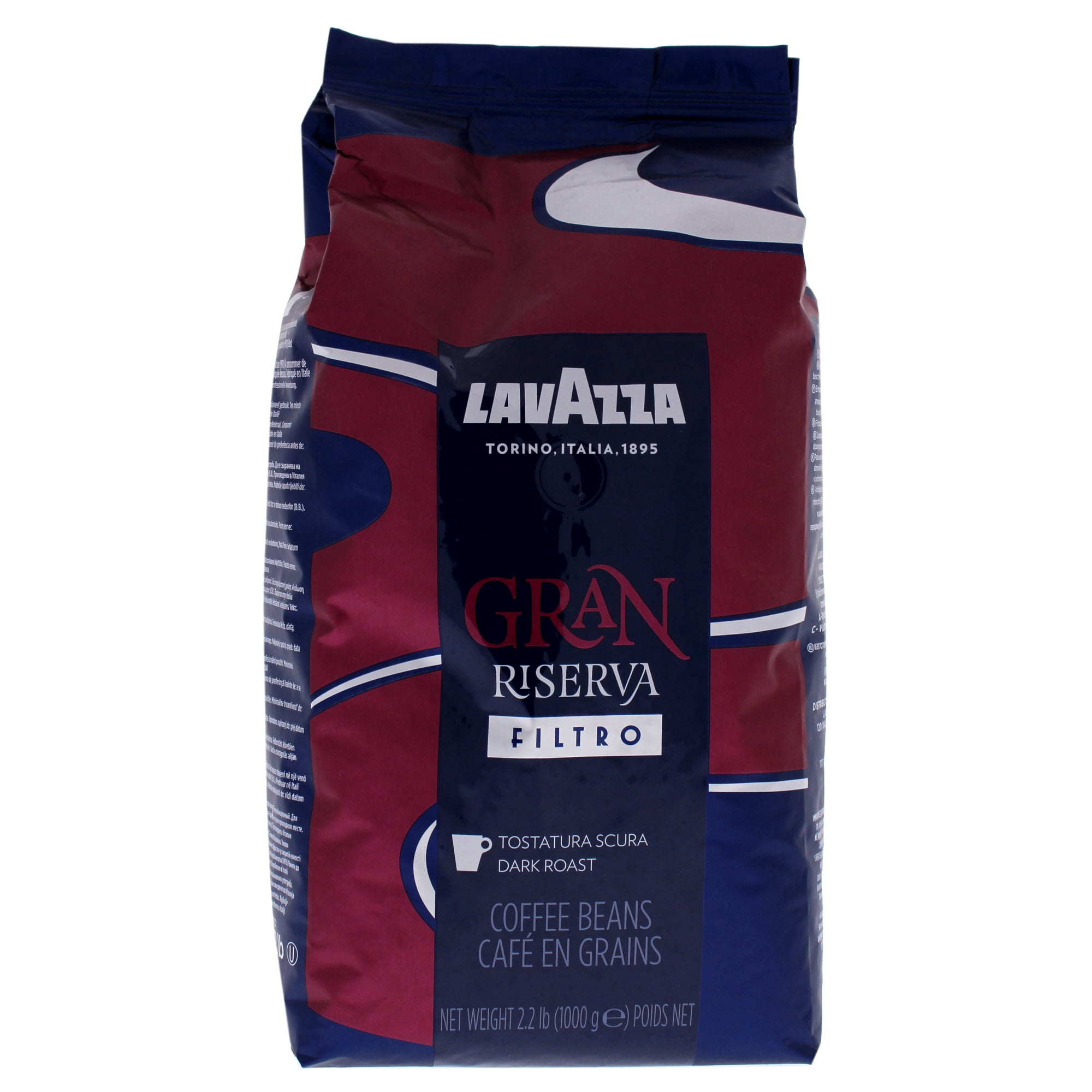 Gran Riserva Filtro Dark Roast Coffee Bean by Lavazza for 35.2 oz