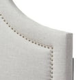 thumbnail image 2 of Skyline Decor Grayish Beige Fabric Upholstered King Size Headboard, 2 of 3