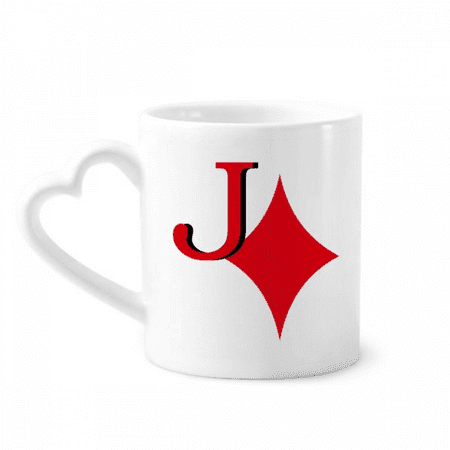 

wealth jack j poker mug coffee cerac drinkware glass heart cup