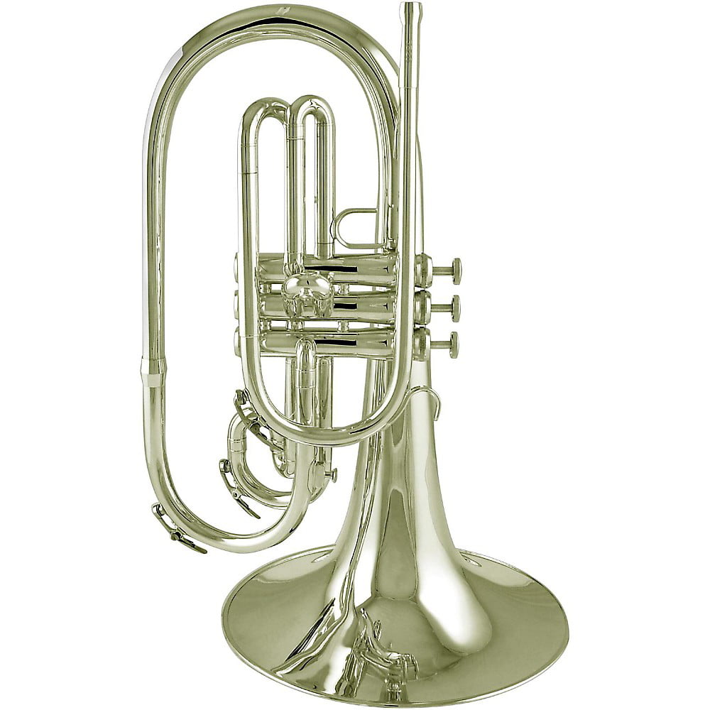King SB20P Marching F Mellophone Silver 