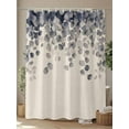 thumbnail image 4 of Fsddascl Retro Leaves Shower Curtain Set - Extra Long 72" x 96" Washable Curtain with 12 Hooks, Farmhouse Spring Botanical Eucalyptus&nbsp;Sprigs Waterproof Fabric Stall Shower Curtains for Bathroom, 4 of 6