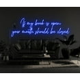 thumbnail image 4 of Glowneon If My Book Is Open Neon Sign, Library Working Space Decor, 4 of 4