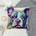 thumbnail image 2 of GOSMITH  Throw Pillow Covers Dog Art Watercolor Cushion Pillow Case Home Decor Pillowcase, 2 of 5