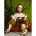 thumbnail image 3 of Anonymous 15x18 Black Modern Framed Museum Art Print Titled - Venus with Cupid (1526-28), 3 of 5