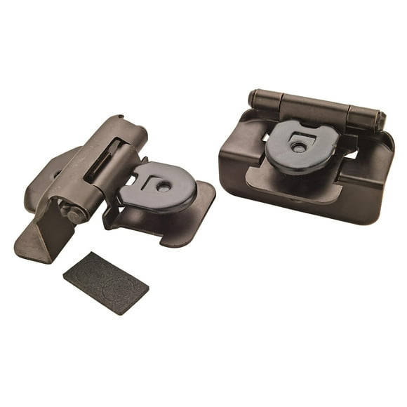 Amerock | Double Demountable Cabinet Hinge | 1/2 inch (13 mm) Overlay Hinge | Oil Rubbed Bronze | 2 Pack | Self-Closing Hinge | Cabinet Door Hinge