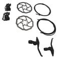 thumbnail image 1 of Bike Disc Brake Set, Smooth  Bike Front Rear Caliper Kit Impact Resistance  for 2.2cm Handlebars, 1 of 7