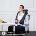 thumbnail image 2 of Snailax Cordless Shiatsu Neck & Shoulder Massager with Heat, Relaxing Massage Gift for Mom and Dad, 2 of 8