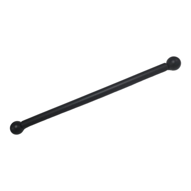 Poste de lámpara de metal, varilla de bandera, brazo transversal para poste de luz de calle, fácil de instalar, brazo transversal para de lámpara de Bola negra de 41 cm