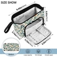 thumbnail image 3 of Fish Mouth Pencil Bag 9.45*3.74*5.9 Inches Pencil Bag Pencil Case Pencil Box Makeup Bag Suitable for Office and Study Cartoon Beautiful Leaves, 3 of 7