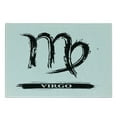 thumbnail image 3 of Virgo Cutting Board, Virgo Sign with Black and White Monochrome Design Zodiac Constellation Print, Decorative Tempered Glass Cutting and Serving Board, Small Size, Black White, by Ambesonne, 3 of 5