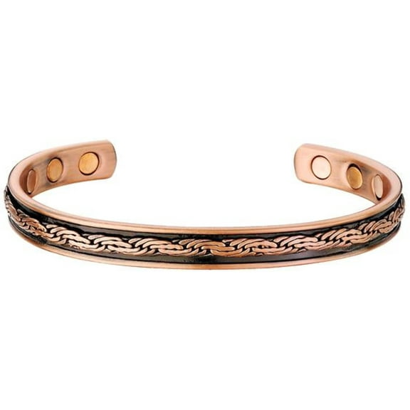 "Latigo" Copper Bracelet With Magnets