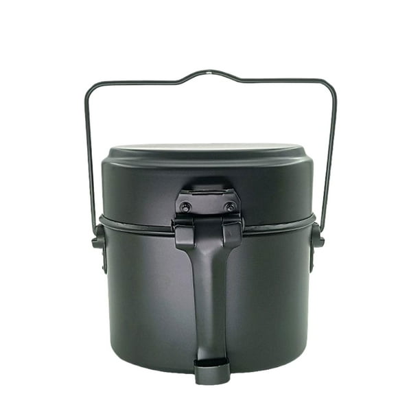 Matsuzay Materiales resistentes a altas temperaturas del cuenco ligero de la comida campestre con hace resistente a altas temperaturas Mostrada Verde militar