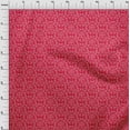 thumbnail image 3 of oneOone Cotton Flex Red Fabric Ethnic Bandhani Craft Projects Decor Fabric Printed By The Yard 40 Inches Wide, 3 of 4