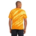 thumbnail image 3 of Port & Company Essential Tiger Stripe Tie-Dye Tee. Gold. L., 3 of 3