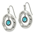 thumbnail image 3 of White Stainless Steel Earring Drop & Dangle Women'S Glass, 3 of 4