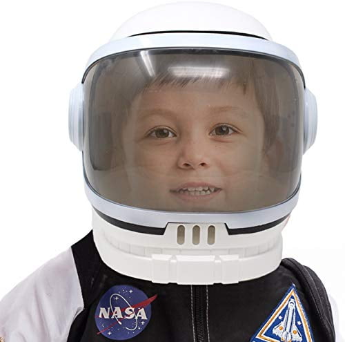 Kids Astronaut Costume Space Suit Role Play Dress Up with Movable Visor Helmet