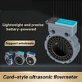 thumbnail image 3 of Ultrasonic Flow Meter Clamp-On Flow Transducer Digital Non-Invasive Water Flow Meter Portable Handheld Liquid Flow Meter, 3 of 7