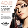 thumbnail image 6 of 4D Silk Fiber Lash Mascara, Waterproof Long Lasting Mascara Black Volume and Length Natural,Smudge-Proof Eyelash Primer Brush,2 Pack, 6 of 8