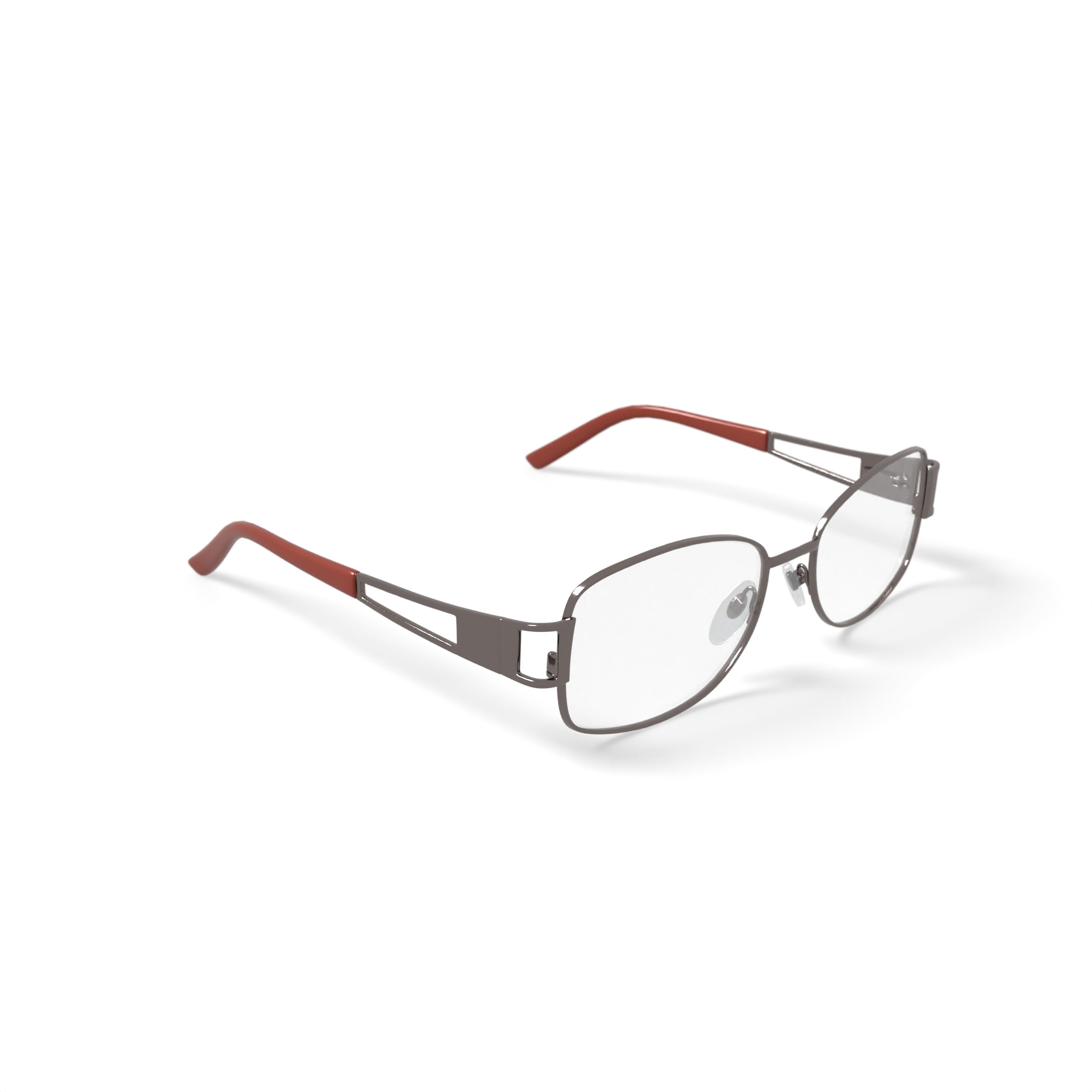 Walmart Women's FM12002 Square Prescription Eyeglasses with Case, Gold