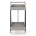 thumbnail image 2 of Furniture of America Lackomb Contemporary Wood Serving Cart in Antique Gray, 2 of 4