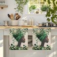 thumbnail image 4 of Green Eucalyptus African Women Kitchen Towels Set of 3, Spring Leaves Botanical Absorbent Dish Towels for Kitchen, Microfiber Hand Towel, Quick Drying Tea Towel for Cleaning Decorative Dishcloths, 4 of 7