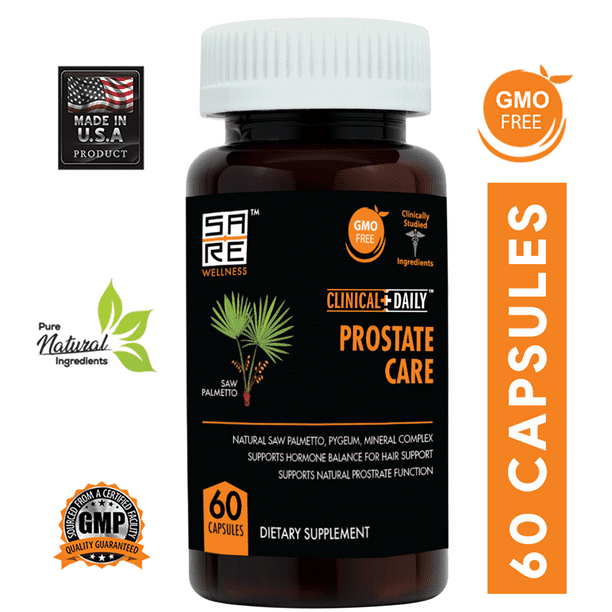 CLINICAL DAILY Saw Palmetto Pygeum Extract Complex. Enlarged Prostate Health Supplement. DHT