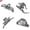 C, variant on Qocolcyl 3 PACK Gothic Halloween Hair Claw Clips, Bat Wing Spider Skeleton Hand Metal Large Hair Clips for Women, Spooky Punk Non-Slip Hair Barrettes for Halloween Party Daily Hairstyle Decor
