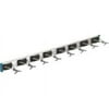 ULTRA-HOLD 36'' Rail with 8 Hooks, Track Storage System