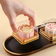 thumbnail image 3 of 50Pcs 100g Moon Cake Box Square Plastic Egg Yolk Pastry Box for Festival, 3 of 7