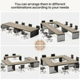 thumbnail image 4 of Tribesigns 6.56 ft Conference Table, Industrial Large Rectangle Meeting Seminar Table, Long Business Table for 6-8 People (Without Chair), 4 of 5