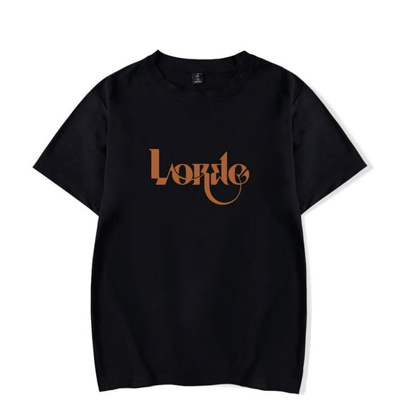 Lorde Merch Logo T-shirt Fashion Unisex Men Women Short Sleeve Casual Streetshirt Tee