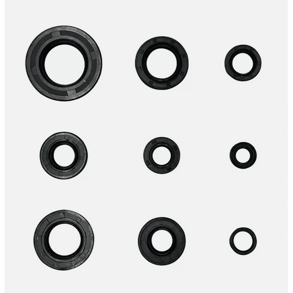 9 Piece Shtlyh Engine Oil Seal Kit for Honda XL600R 1983-1987 XR600R 1985-2000