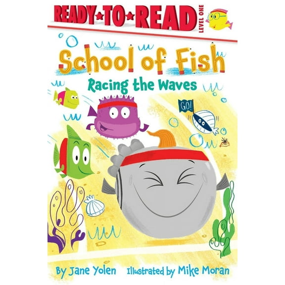 School of Fish Racing the Waves: Ready-To-Read Level 1, (Hardcover)