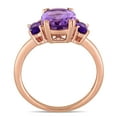 thumbnail image 4 of Everly Women's Amethyst 14K Rose Gold Engagement Ring, 4 of 8