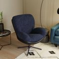 thumbnail image 5 of Dual Material, Modern Aesthetic Swivel Chair / Fits Contemporary Interiors, 5 of 6