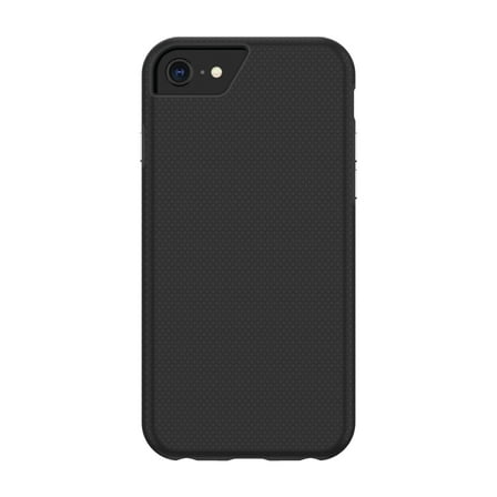 onn. Dual-Layer Phone Case for iPhone 6, 6s, 7, 8, SE 2020, SE 2022 - Black