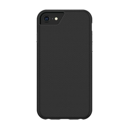onn. Dual-Layer Phone Case for iPhone 6, 6s, 7, 8, SE 2020, SE 2022 - Black